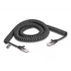 DeLOCK RJ45 spiraalkaabel isane-isane Cat.5e 3 m must
