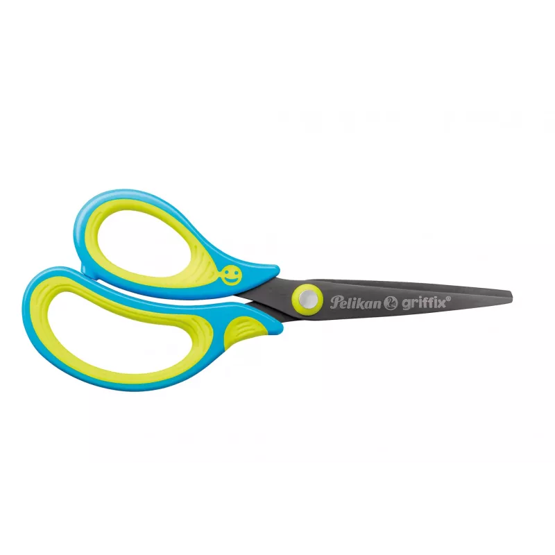 Scissors Pelikan 810296 sirge cut Blue Lime