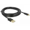 USB-kaabel DeLOCK 85209 USB 2.0 3 m USB A USB C Must