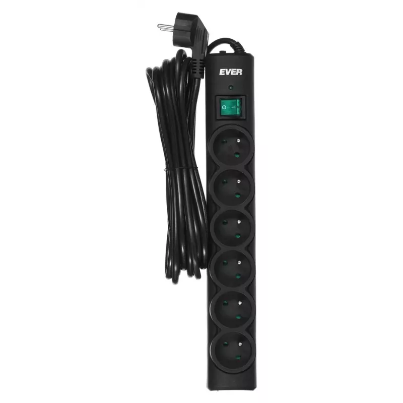 Ever Optima 5m Must 6 vahelduvvoolupistikut 250 V