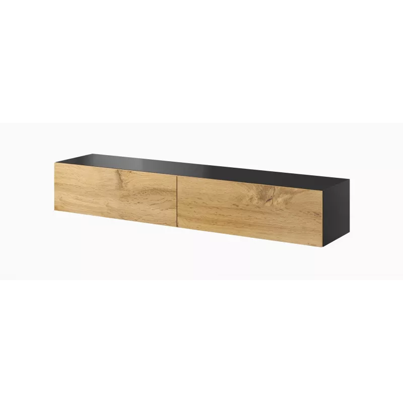 Cama elutoa mööblikomplekt VIGO 3 must/wotani tamm