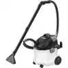 Silindertolmuimeja Kärcher SE 5 — kuiv- ja märgpuhastus, 1000 W turbiin, 4 L musta/4 L puhta vee paagid, 6 m juhe