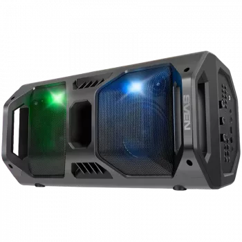 Kõlar SVEN PS-600, must (50W, TWS, Bluetooth, FM, USB, microSD, LED-ekraan, 4000mAh)