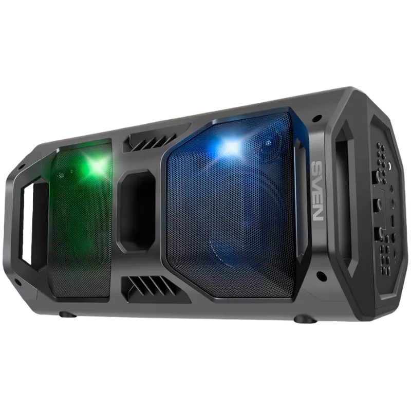 Kõlar SVEN PS-600, must (50W, TWS, Bluetooth, FM, USB, microSD, LED-ekraan, 4000mAh)