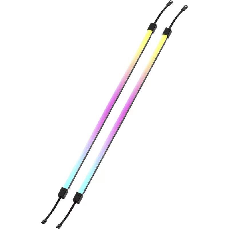 LED-riba CORSAIR LS350 Aurora, mitmevärviline valgustus, 350 mm pikkus, 10 mm laius, 2 tk pakendis