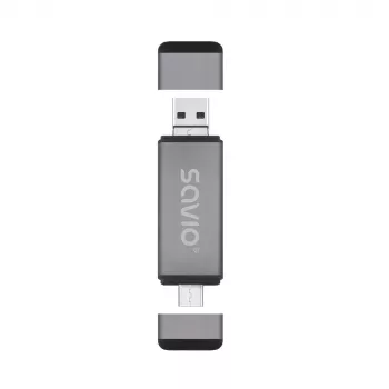 SD-kaardilugeja 3in1, USB-C + USB-A 2.0 + Micro USB
