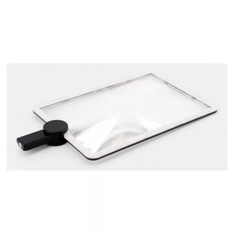 Käsikäeshoitav LED-luup RealPower HL-1, 5× suurendus, patareitoitega (5 V, 1 A)