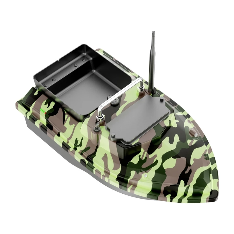 Söödapaat Flytec V050 12000mAh akuga, camo roheline — raadio teel juhitav söödapaat