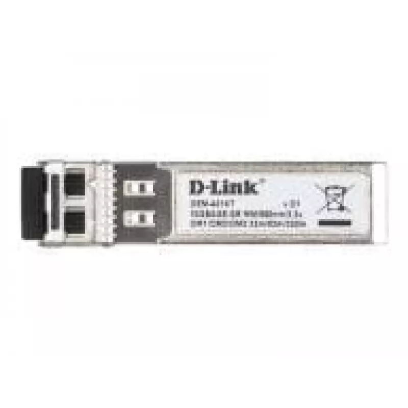 D-Link 10GBase-SR SFP+ Transiiver, 80/300m, Fiiberoptiline, 10000 Mbit/s, SFP+, LC, 50/125,62.5/125 µm, SR