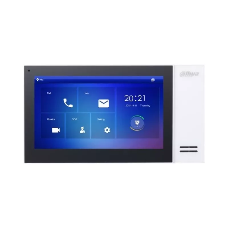 Dahua Technology VTH2421FW videosisetelefonsüsteem 17,8 cm (7 tolli) must, valge