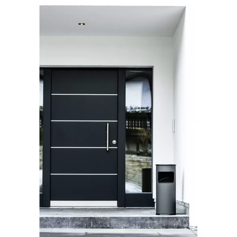 Prügikast Durable 333023 17 L ümmargune metallist hõbedane