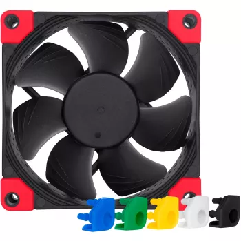 Arvutikorpuse ventilaator Noctua NF-A8 PWM CH.BK.S 80 mm, 4-kontaktne PWM, 450–2200 RPM, 17,7 dB