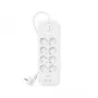 Pistikupesadega pikendusjuhe Belkin SRB004VF2M-V2 — 8 pistikupesa, 2 USB-C-porti, liigpingekaitsega