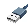 USB-kaabel 3in1 Baseus Superior Series, USB to micro USB / USB-C / Lightning, 3.5A, 1.5m (sinine)