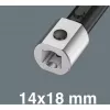 Wera Click-Torque X 7 momentvõti must-rohelise käepidemega, nelikantpesa 14x18 mm