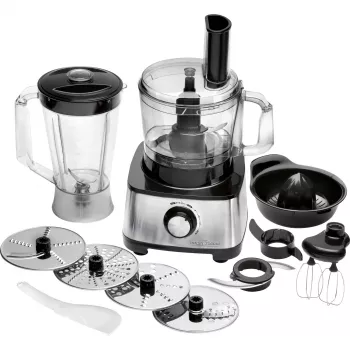 ProfiCook PC-KM 1063 köögikombain 1200 W 1,75 L Must, Roostevaba teras