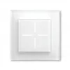 Smart-klaasnupp HomeMatic Homematic IP klaasnupp, 230 V, 868 MHz, valge, 54,5×54,5×29 mm