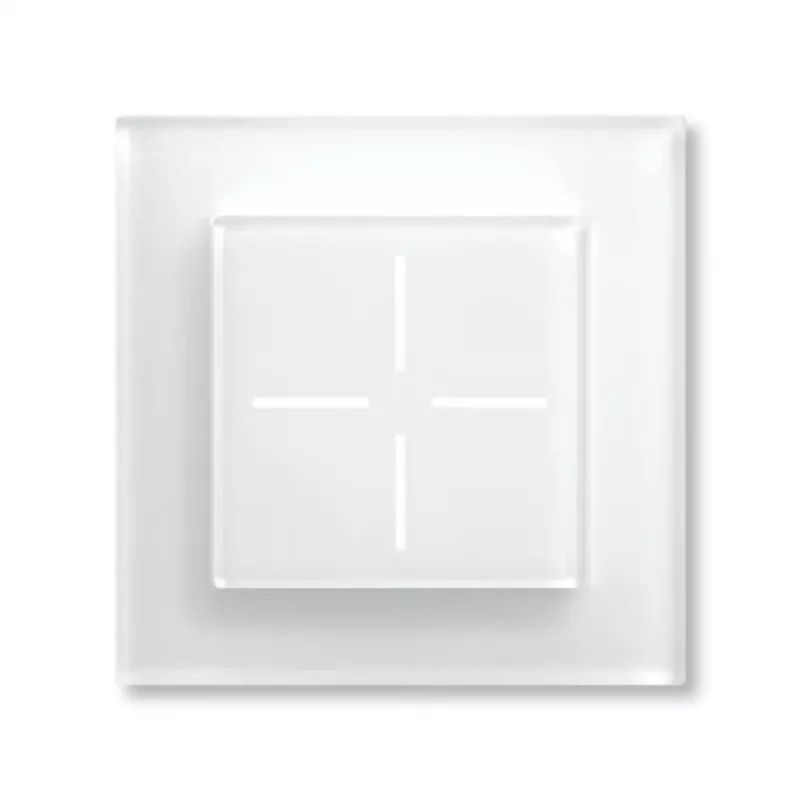Smart-klaasnupp HomeMatic Homematic IP klaasnupp, 230 V, 868 MHz, valge, 54,5×54,5×29 mm