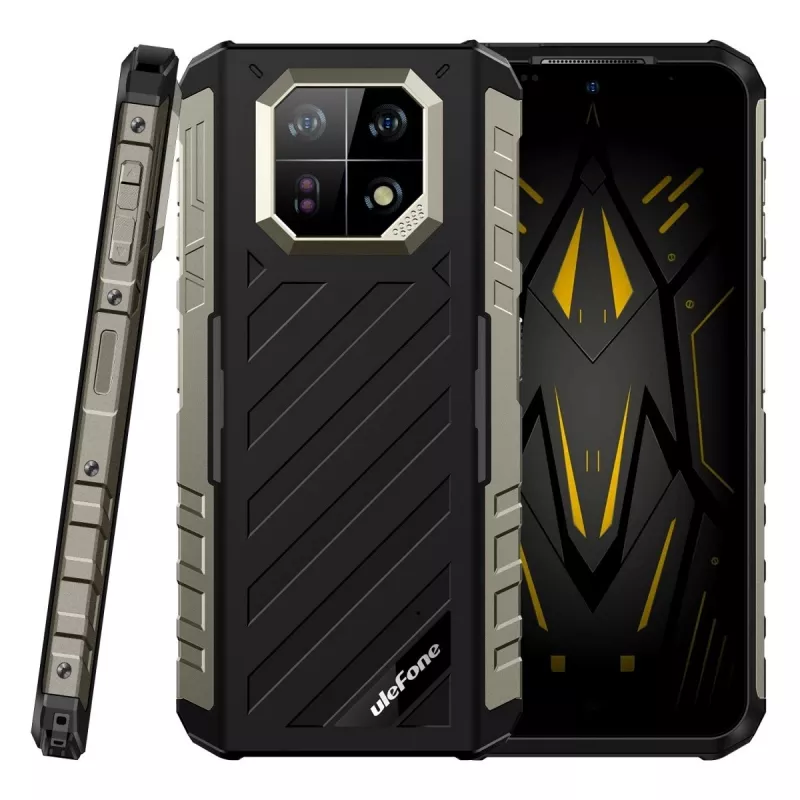 Nutitelefon UleFone Armor 22 — MediaTek Helio G96, 8 GB muutmälu, 256 GB salvestusruum, must