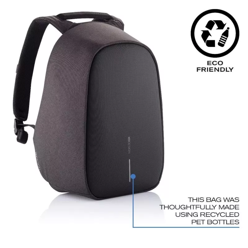 Seljakott XDDESIGN Bobby Hero XL — 21,5 L, mahutab 17-tollise sülearvuti, tahvelarvuti lahtri, korralduspaneeli, must