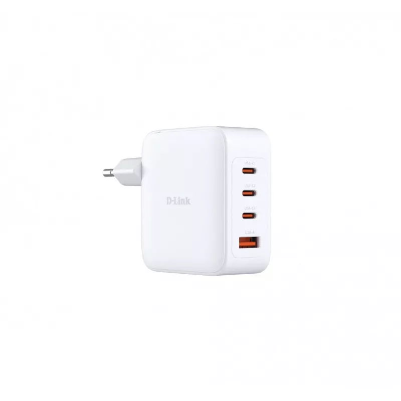 D-Link 140W GaN laadija, sisetingimustesse, vahelduvvool, valge