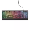 Trust GXT 792 QUADROX klaviatuur Hiir kaasas Mängimine USB QWERTY US English Must