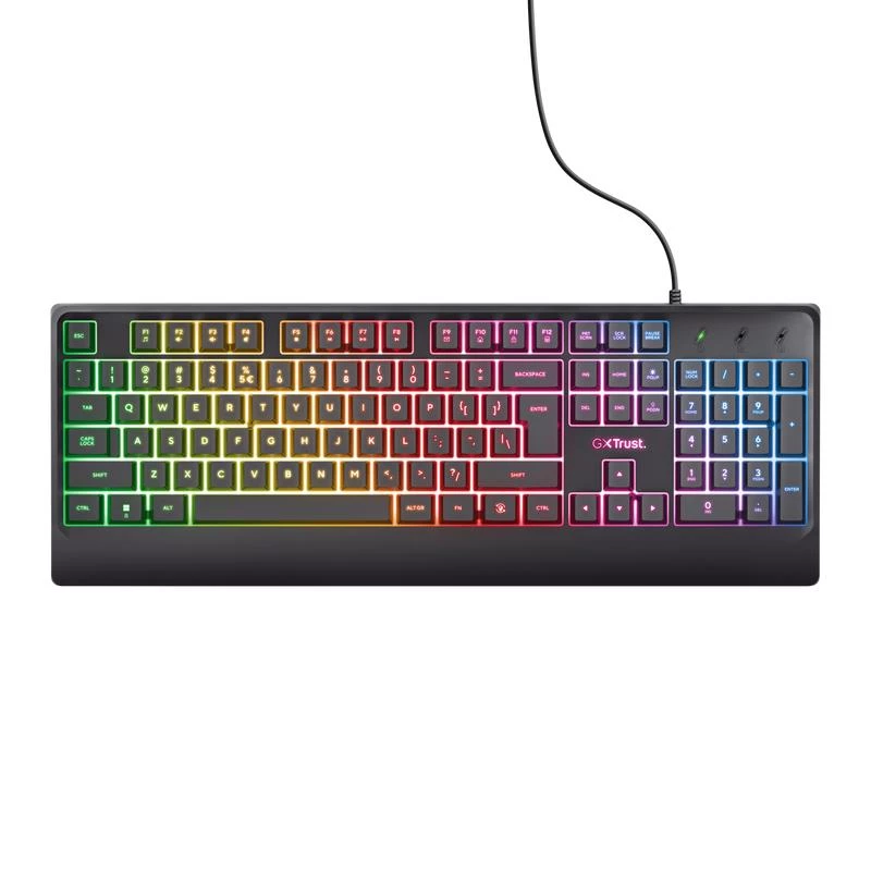 Trust GXT 792 QUADROX klaviatuur Hiir kaasas Mängimine USB QWERTY US English Must