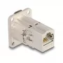DeLOCK 67062 D-tüüpi RJ45 Cat.6A STP sisseehitatud ühendusadapter, metallist