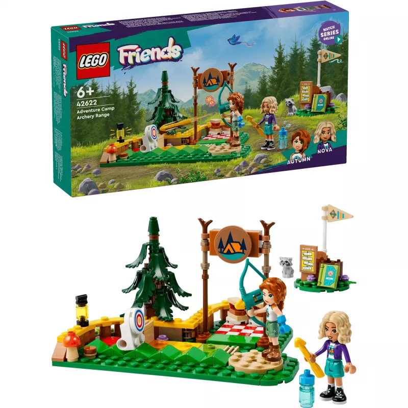 Ehitusmänguasi LEGO Friends Viburadade seikluslaager 42622 — 157 detaili, 2 minifiguuri, vanus 6+