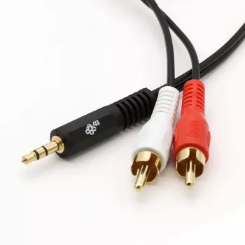 TB kaabel 3,5mm MiniJack -2x RCA M/M 1,5m (AKTBXAJ2RCA150B)