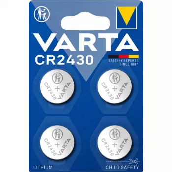 Nööpelement Varta CR2430 3V 290mAh liitium-nööpelement