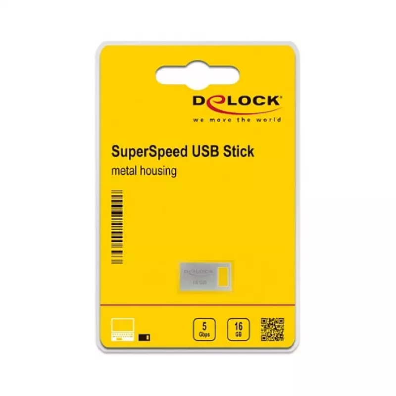 USB-mälupulk DeLOCK 16 GB USB-tüüp-A 3.2 Gen 1 54069