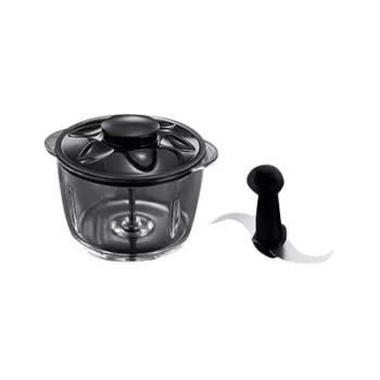 Elektriline köögihakkija Russell Hobbs 24660-56 — 1 L klaaskann, 200 W, punane