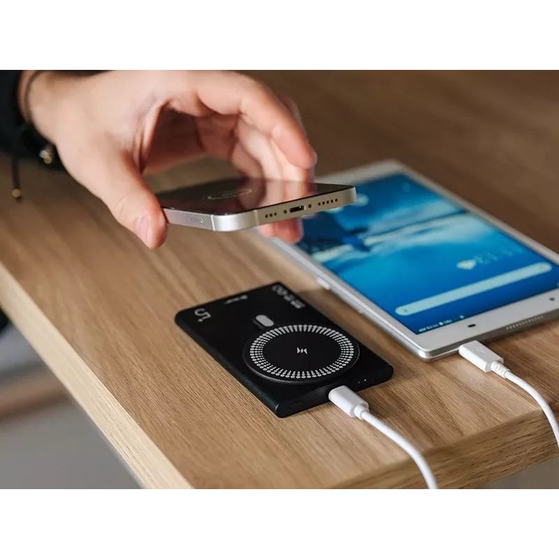 Kaasaskantav laadija TRACER AirMag2 — 5000 mAh, MagSafe-ühilduv, USB-C PD 20 W, juhtmevaba laadimine, 115 g, 1 port