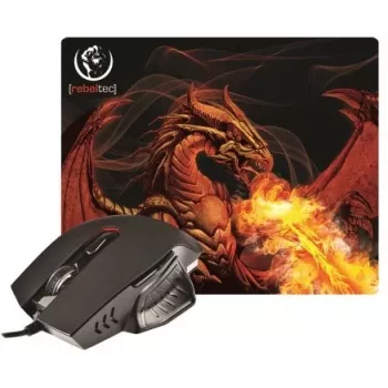 Rebeltec Red Dragon - optiline hiir - 6 nuppu - juhtmega - USB
