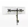 Kahe monitori lauakinnitus MONTIS Dual Monitor Mount Everest MT015, 13–27 tolli, 2 kätt, max 16 kg, VESA 75x75–100x100, must