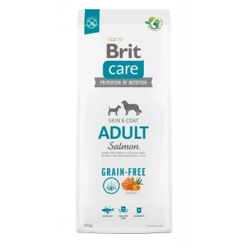 Kuiv koeratoit Brit Care Grain-free Adult Medium X-Small 12 kg — Lõhe, 26% valku, 15% rasva