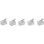 Juhtmepistik ShiverPeaks BS72039-R5 RJ-10 Isane Sirge 5 tk