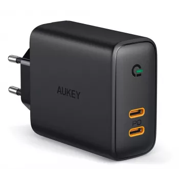 AUKEY PA-D2 mobiilseadme laadija 36W Must Siseruumides