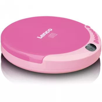 Kaasaskantav CD-mängija Lenco CD-011 roosa