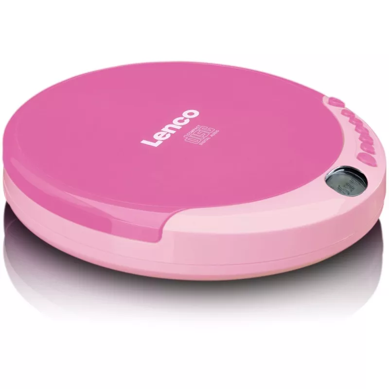 Kaasaskantav CD-mängija Lenco CD-011 roosa