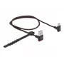 USB-kaabel DeLOCK EASY-USB 2.0 Type-A-pistik USB-C isasele nurgeline 0,5 m must