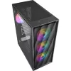 Arvutikorpus Sharkoon VK4 Rainbow ATX Must