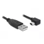 USB-kaabel DeLOCK 82683 USB 2.0 3 m USB A Mini-USB B Must