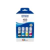 Tindikassettide komplekt Epson EcoTank 103 — Originaalne 4-värviline komplekt (must, tsüaan, magenta, kollane), Must 4500 lk, Värviline 7500 lk.
