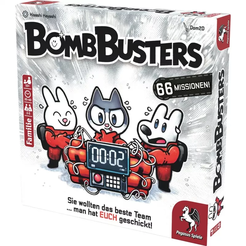 Lauamäng Pegasus Spiele Pegasus Bomb Busters (Spiel des Jahres 2025) – pere strateegiamäng