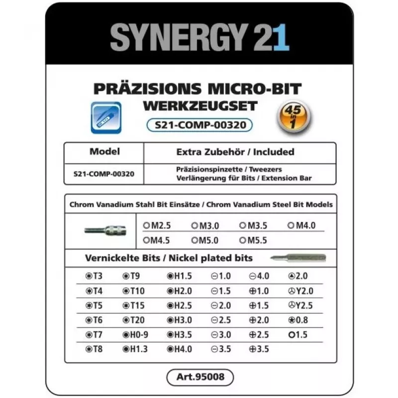 Juhtmeta elektriline kruvikeeraja Synergy21 S21_LiION 3.6V Kompaktne Laetav