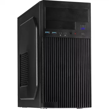 Arvutikorpus INTER-TECH IT-6521 sirge, ATX, must