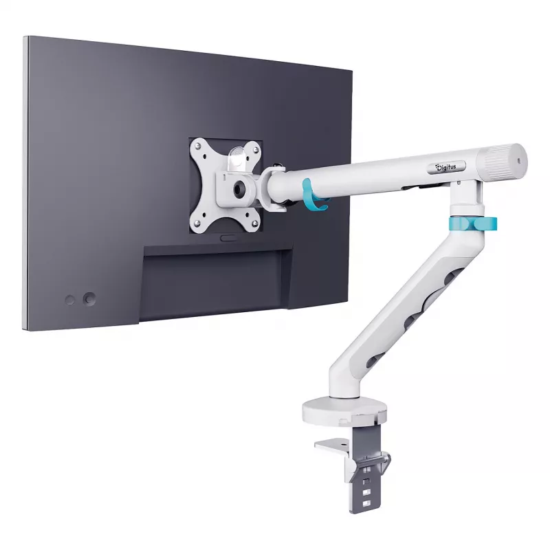 Monitorikinnitus DIGITUS Single disain kuni 35-tollistele ekraanidele, klamber, 10 kg, VESA 75x75–100x100, kalle -45–90°