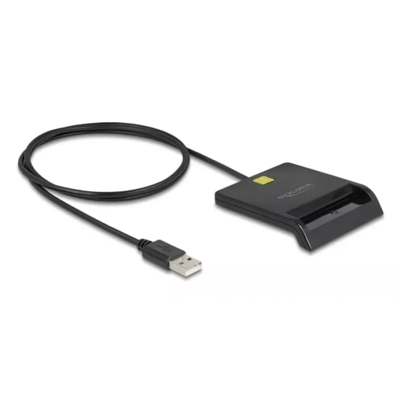 Nutikaardilugeja DeLOCK 91724 USB Type-A must